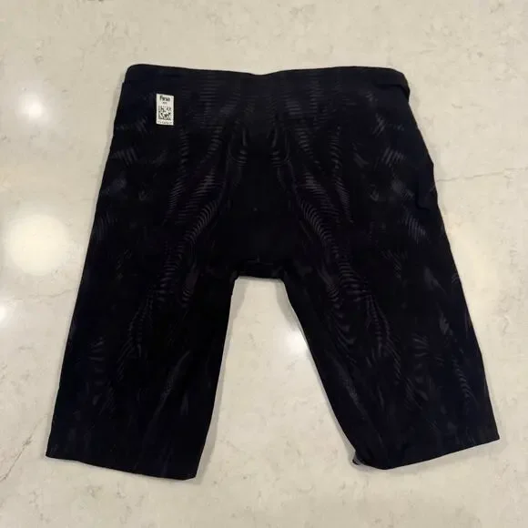 TYR Venzo Competitive Swim Jammer Black Men's 32 FINA Approved Triathalon - Picture 8 of 16